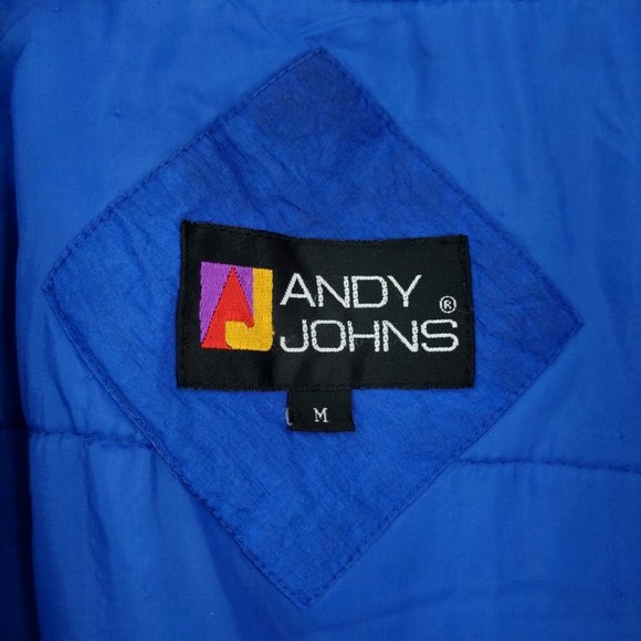Vintage Andy Johns 80s Snow Ski Winter Jacket M - Picture 7 of 9